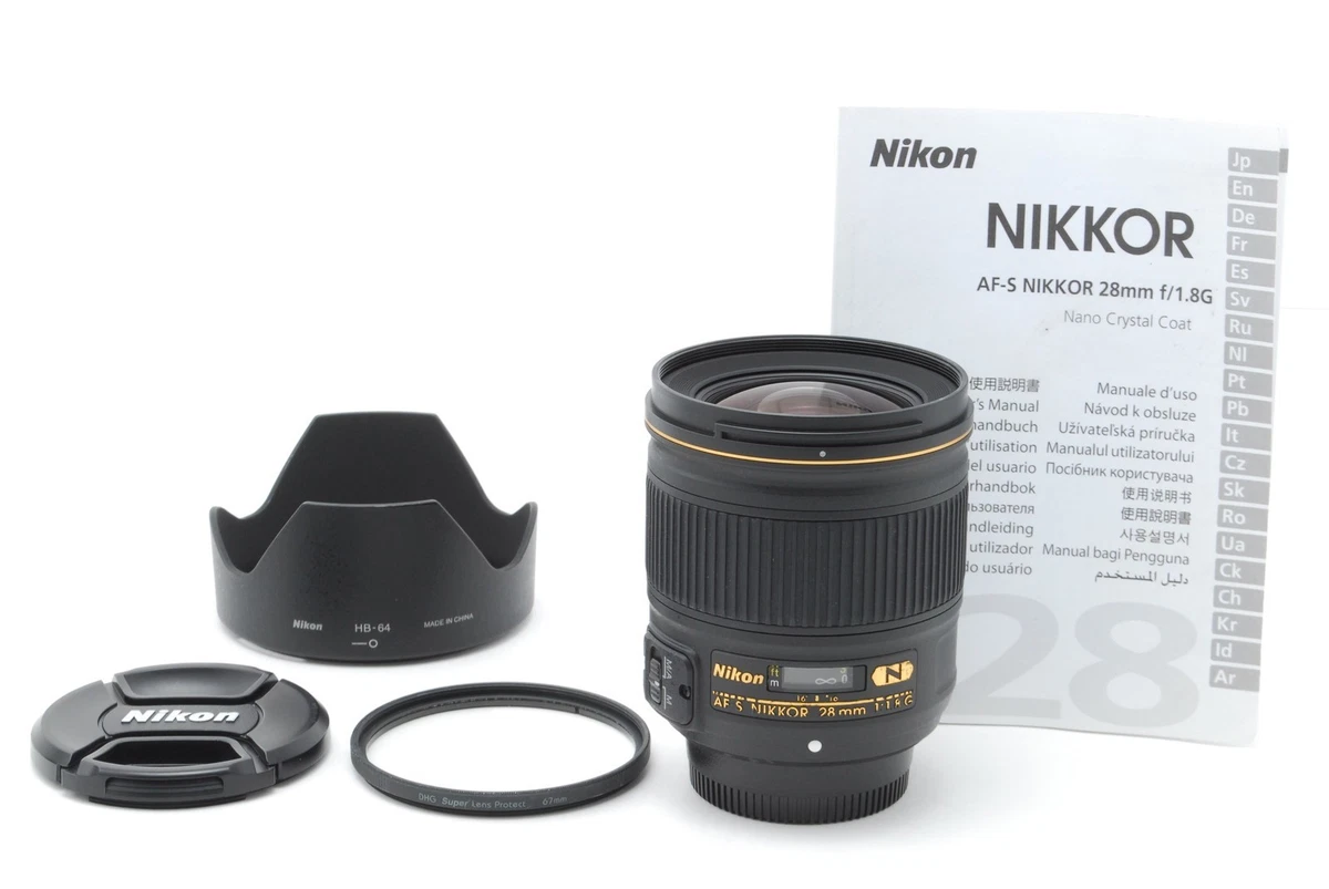 28mm Focal f/1.8 Camera Lenses for Nikon for sale | eBay