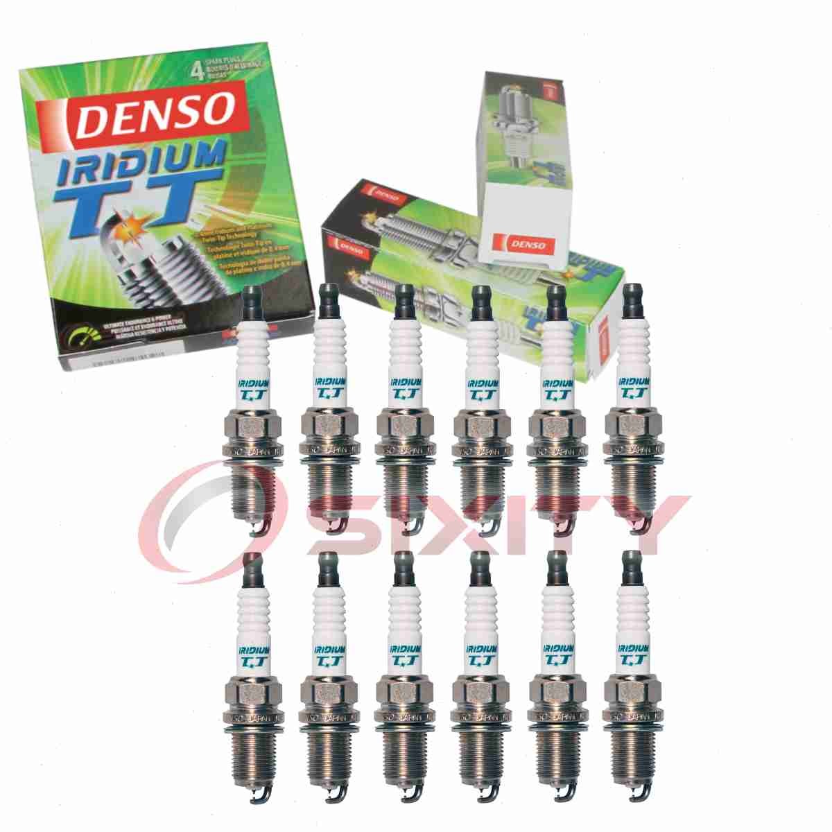 12 pc Denso Iridium TT Spark Plugs for 1996-1998 Mercedes-Benz SL600 6.0L ac