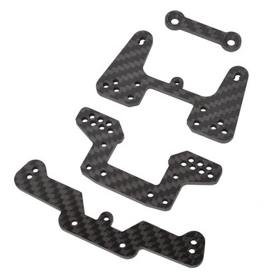 Carbon Fiber Front Rear Shock Tower Set Für Kyosho Optima Mid