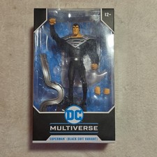 McFarlane DC Multiverse Superman Black Suit Variant Animated Action Figure