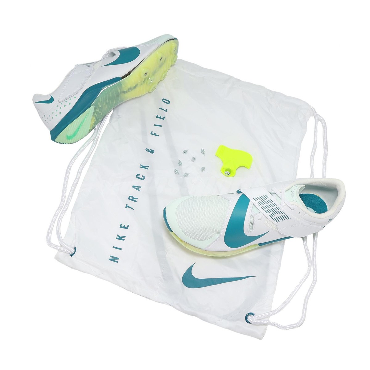 Nike Air Zoom LJ Elite White Bright Spruce Men Track and Field
