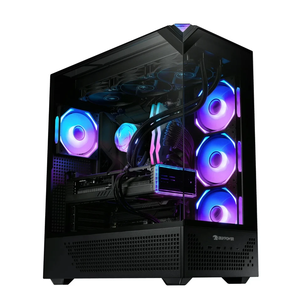 New iBUYPOWER Element Pro Gaming Desktop AMD Ryzen 7 7800X3D 32GB 1TB RTX 5070 - Image 2 of 4