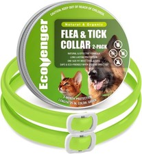 2-Pack Dog Flea Tick Collar Waterproof 6 Months Protection