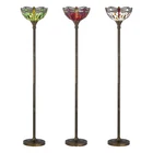 Tiffany Floor Lamp Dragonfly Traditional Stained Glass 167cm Standing Light