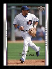 Mark Derosa  Cubs Baseball 2007 Upper Deck 609 Sports Trading Card TC