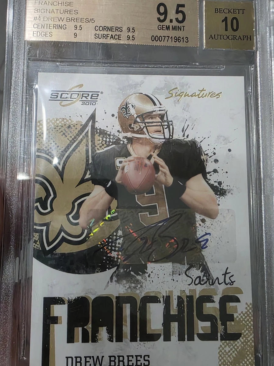 Drew Brees Football New Orleans Saints Sports Autographed Trading