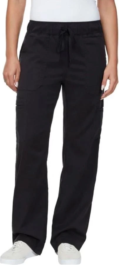 Buffalo David Bitton Women's Tencel Pull On Cargo Pant, Black, X-Large