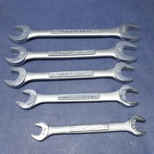 Craftsman Double Open-ended Wrenches USA VV Series Set Of 5