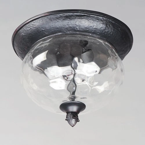 Maxim 3429 Bronze Carriage House Dc 12" 2-Light Outdoor Ceiling Light - Picture 4 of 7