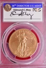 PCGS SP-70 FIRST DAY! 2020-W BURNISHED GOLD EAGLE MOY SIGNATURE ONLY 30 GRADED!