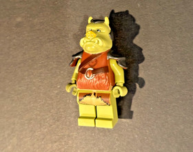 Lego Gamorrean Guard 9516 75005 Olive Green, Detailed Star Wars Minifigure