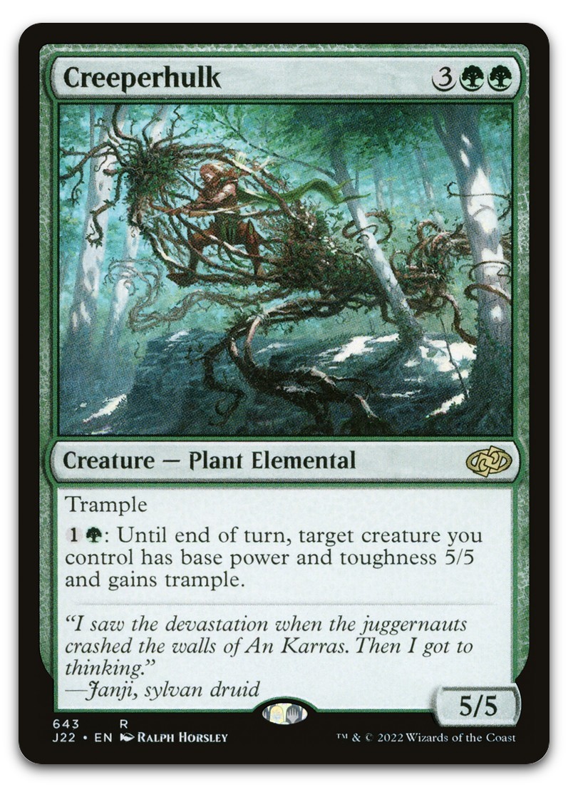 Creeperhulk #643 (NM) Jumpstart 2022 J22 Magic MTG