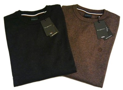 Jersey Gemischt Kaschmir Bugatti Herren 7400 85520D Schwarz 280 Brown 90