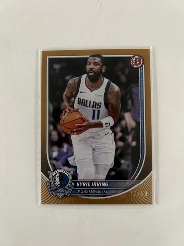Topps 2025 Bowman Gold /50 Kyrie Irving Mavericks #BCV-130