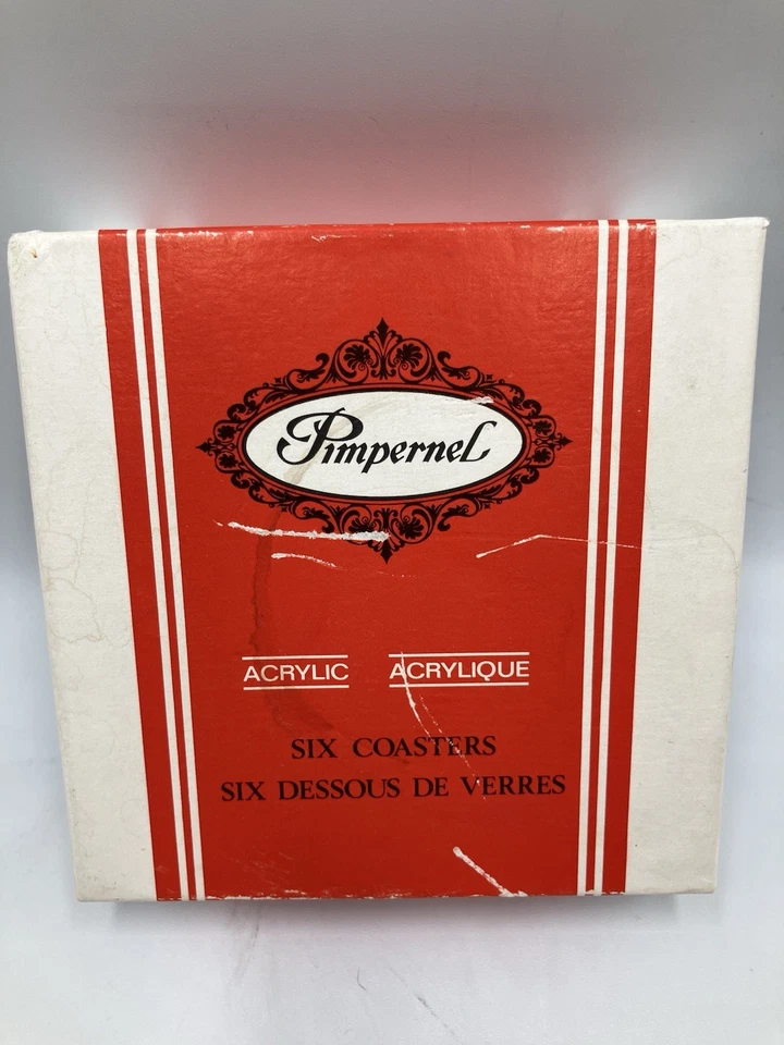 Vintage Pimpernel Coasters Meadow Flowers 6 Cork Back England Floral Garden - Image 2 of 4