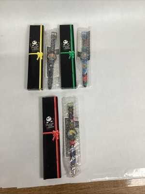 Nightmare Before Christmas 1993 Burger King (3) Watch Set - New