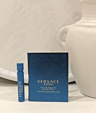 VERSACE EROS Cologne for Men Carded Sample Vial 0.03 oz / 1 ml Eau de Toilette