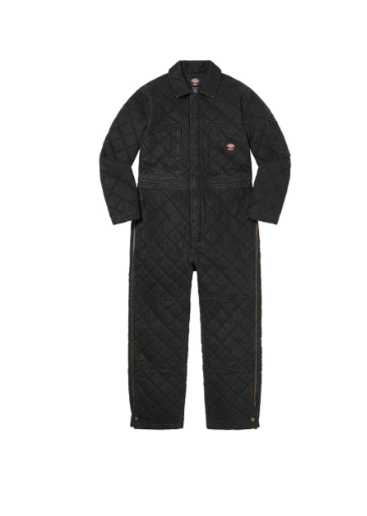 Supreme Dickies Quilted Denim Black Coveralls Mens Large Supreme Dickies Quilted Denim Black Coveralls Mens Large
