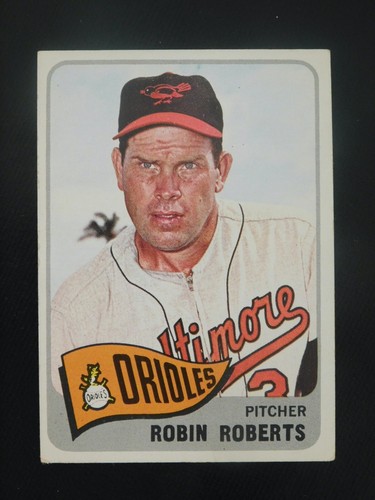 1965 Topps Baseballkarte #15 Robin Roberts (EX-) Bargin Bin - Bild 1 von 2