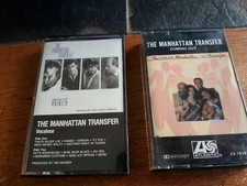 Lot of 2 /Manhattans Transfer Cassette Tapes, COMING OUT/ VOCALESE, ATLANTIC, EX
