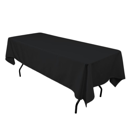 60" x 102" Rectangular Seamless Tablecloth For Wedding Restaurant Banquet Party - Picture 2 of 20