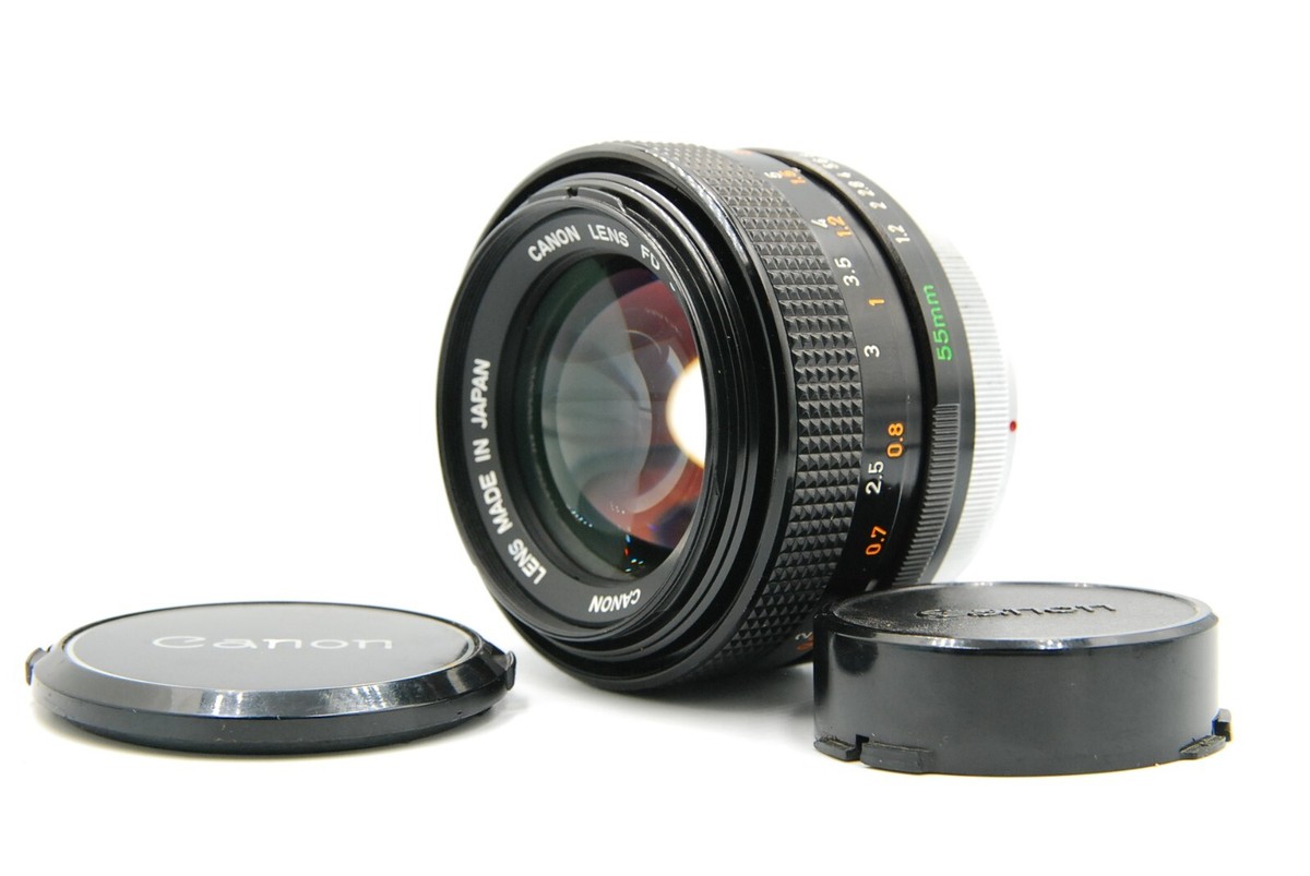 Near MINT】 Canon FD 55mm f/1.2 S.S.C. SSC MF Lens For F-1 A