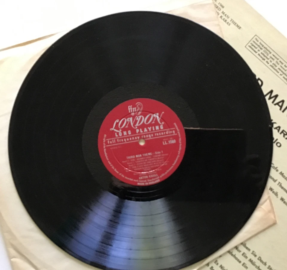 Anton Karas The Third Man LP /The Theme From The 3rd Man With Michael Rennie Foto 4 de 4