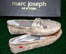 Marc Joseph NEW YORK Ladies Slip On Size- 6 Snake Leather Shoes