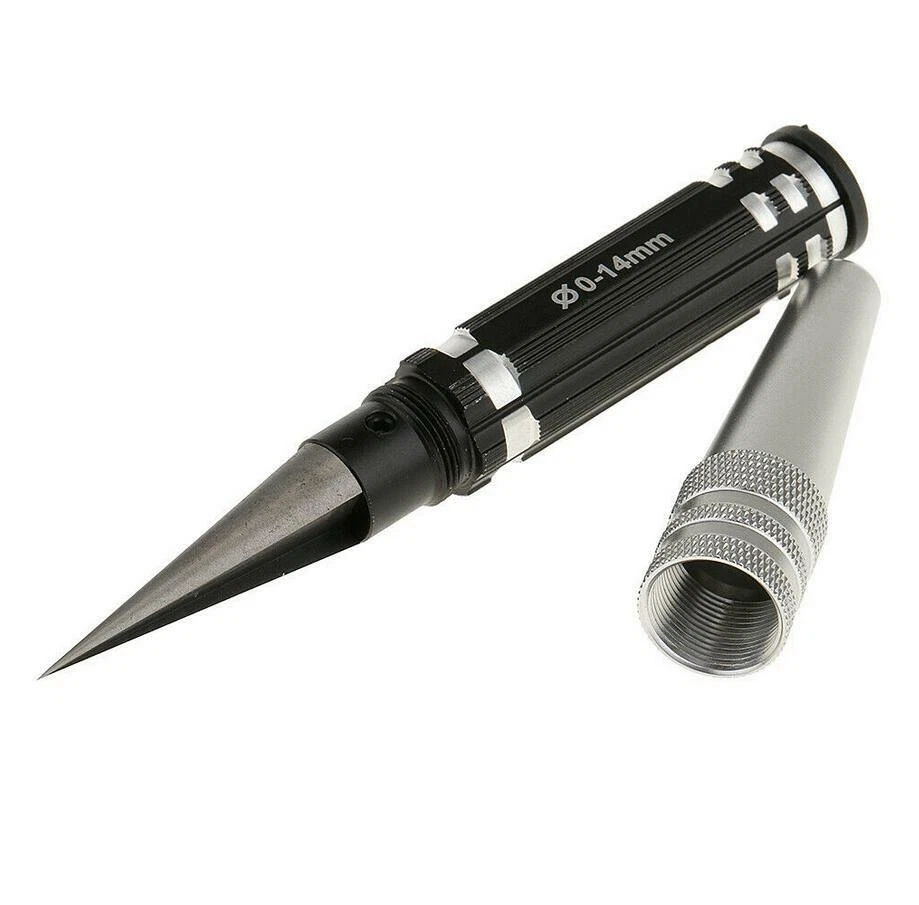 1pc 0-14mm Metal Hole Reamer Opener Drilling Tool RC Model Hobby Drill Black - Image 2 of 4