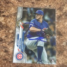 Danny Hultzen Signed 2020 Topps Rc Chicago Cubs