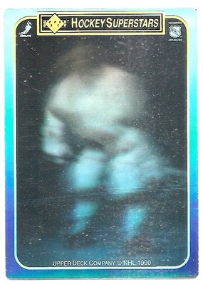 holographic hockey cards 1990 UPPER DECK - HOCKEY SUPERSTARS - HOLOGRAM - SHOOTING main image 0