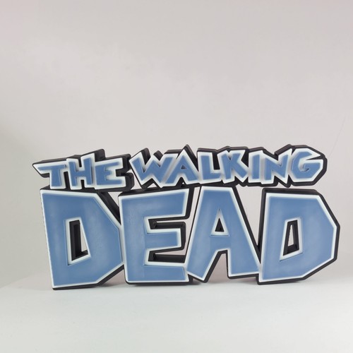 3D Druck The Walking Dead Comic Logo Kunst Regal Display | Horror Sammlerstück - Bild 6 von 6