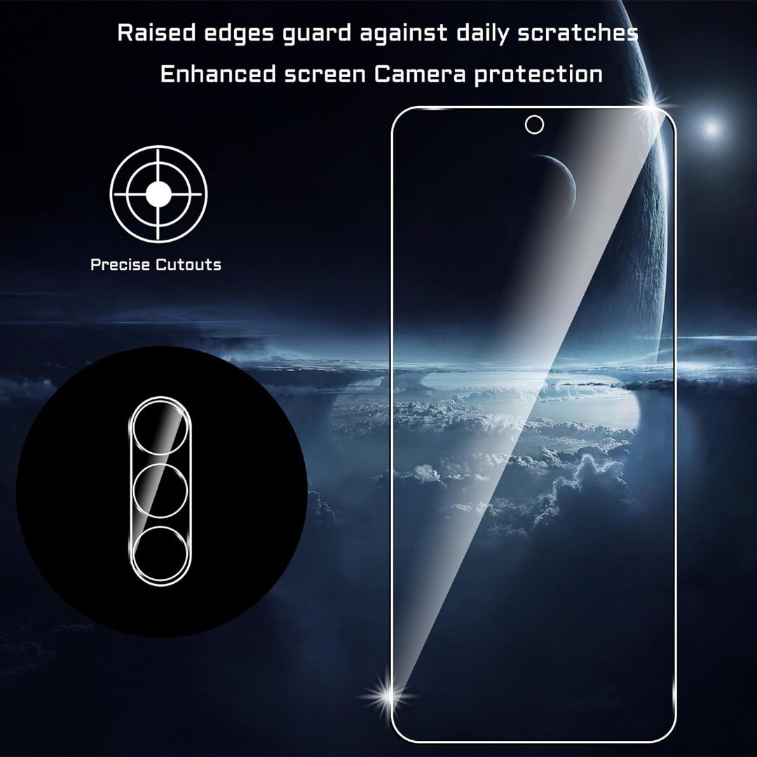 Kit Protection écran Verre Trempé 9H + Lentille Caméra Pour Xiaomi Redmi 15C - Neuf