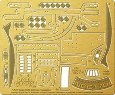 Star Trek - Refit Enterprise Window Drilling Templates - PGX213 ParaGrafix AMT