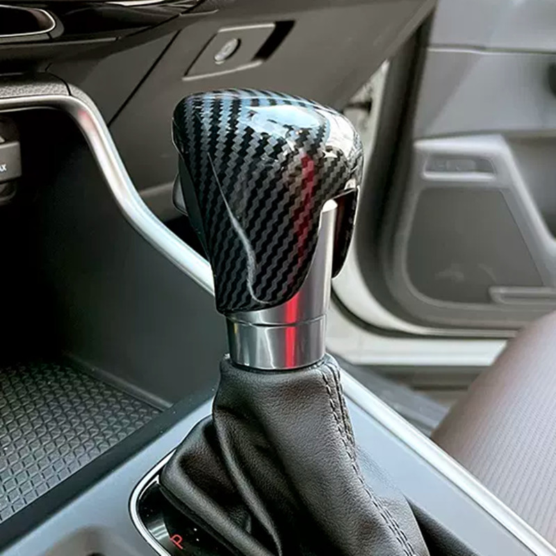Carbon fiber Gear Shift Knob Cover Trim 1pcs For Honda Civic 2022 2023