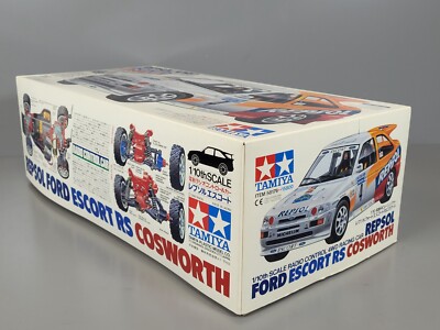 New Open Box TAMIYA 1/10 R/C Repsol Ford Escort RS Cosworth TA-02