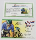 Bevil HP Lance Armstrong 7th Tour De France Event Cover W/COA Yellow Signed FDC