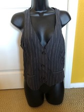 Quicksilver Women’s Striped Vest - Size Large
