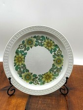 Vintage Pontesa The Castilian Collection Ironstone Green Spain 21 cm Speiseteller