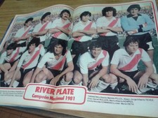 RIVER PLATE CHAMPION 1981 - Revista rara + PÓSTER - BOCA MARADONA