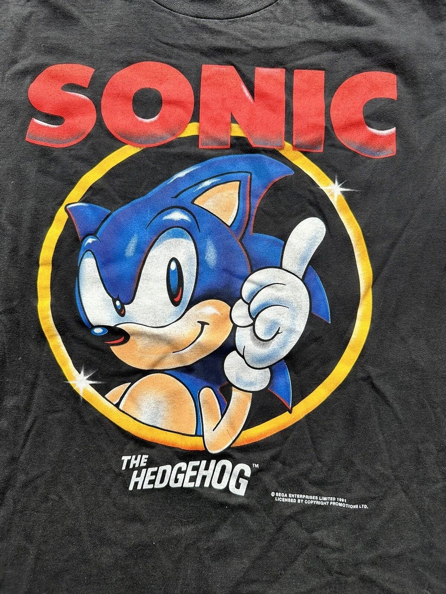 91' Sonic The Hedgehog Vintage T-shirt video game Movie | eBay