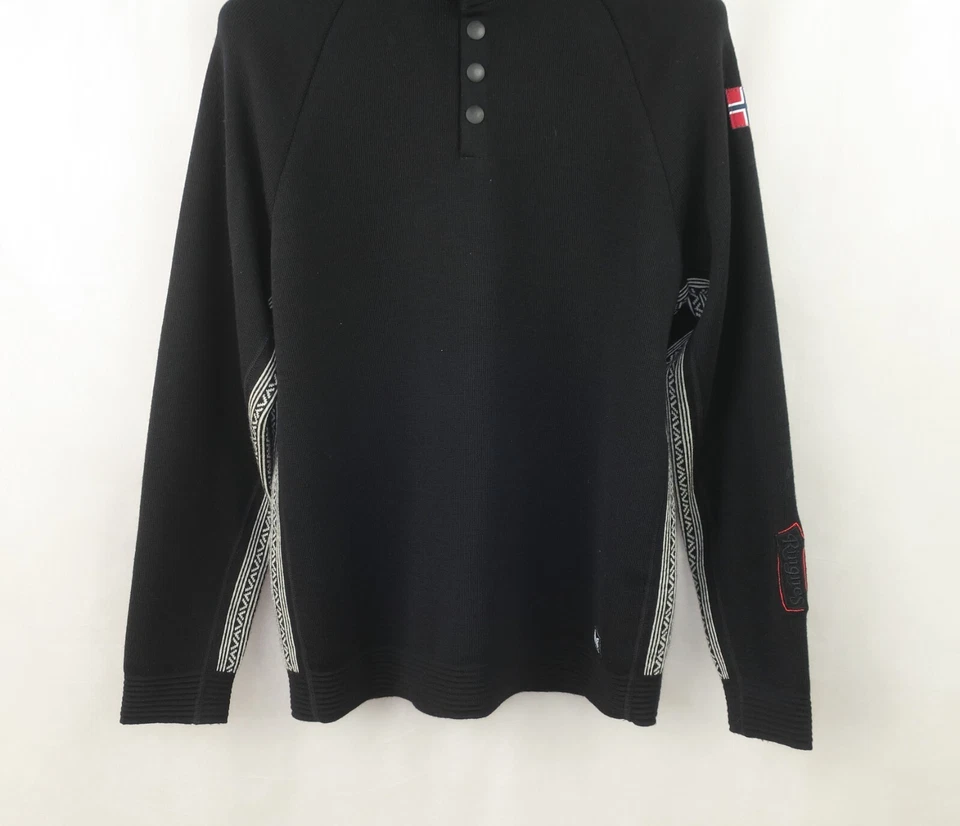 PULL PULL FEMME EN LAINE STRETCH DALE OF NORWAY taille S NOIR - Photo 3/4