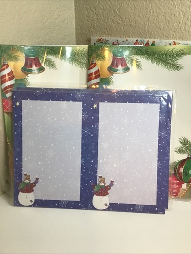 Assortment of 6 Christmas Letter Paper Vintage & New - Inkjet & Laser Printer - Picture 7 of 12