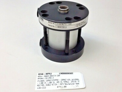 Parker 1.50 NLP 9 1.500 Used Compact Air Cylinder Single Rod Double Action