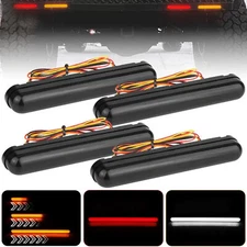 Dynamic Indicator Truck Trailer Front Rear Strip Light Turn Tail Lights Bar DRL