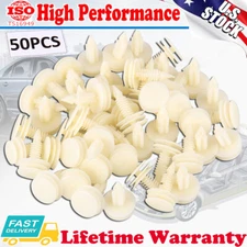 50PCS Plastic Door Trim Panel Retainer Car Fasteners Clips For Ford GMC Mercury