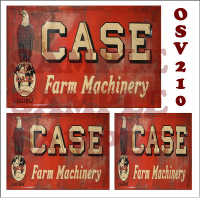 WEATHERED WATERSLIDE BUILDING SIGN DECALS CASE FARM MACHINERY O SCALE OSV210