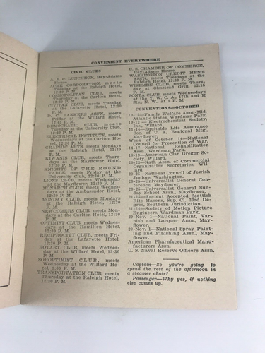 1935 The Diamond Chatterbox Official Guide to Washington w/ Bonus Paper Clipping - Picture 5 of 12