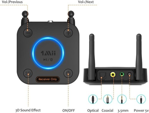 Récepteur HiFi Bluetooth 5.1 - Son 3D et faible latence pour configuration stéréo domestique - Photo 7/9