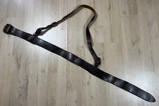 Vintage WW2 era British Royal Army Officer Leather Sam Browne Belt & Cross Strap